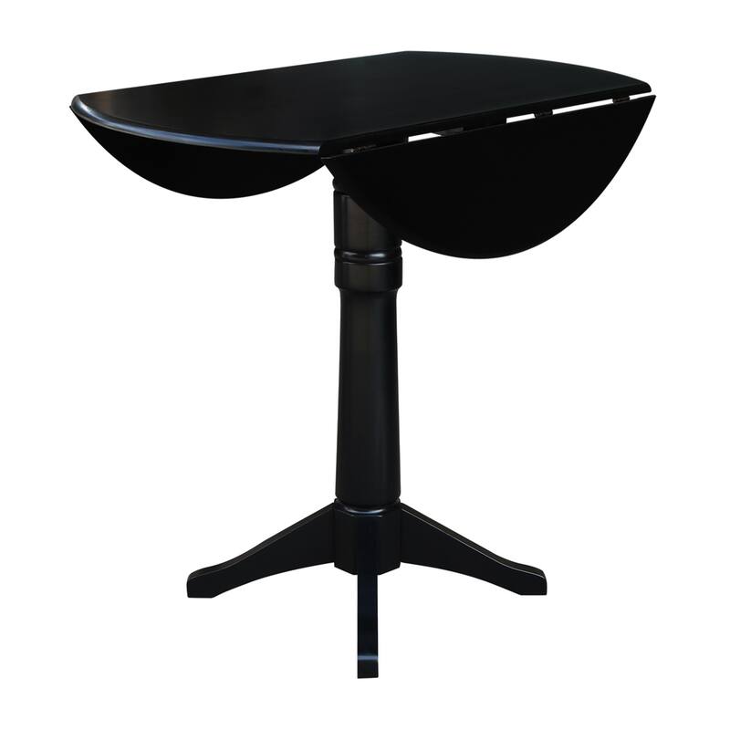 42" Round Pedestal Bar Height Table with 2 Bar Height Stools