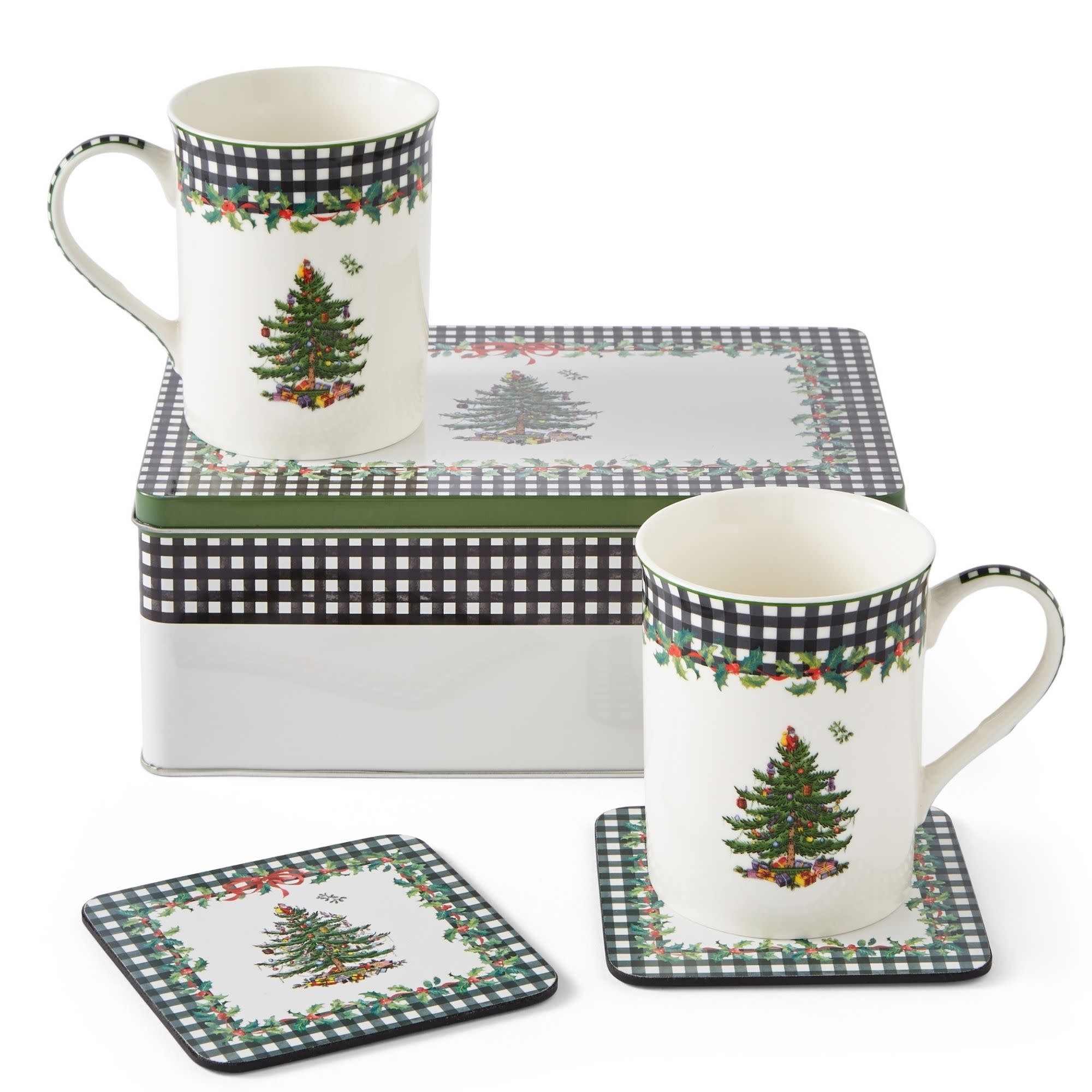 Spode Christmas Tree Annual 2024 5 Piece Mug and Tin Set