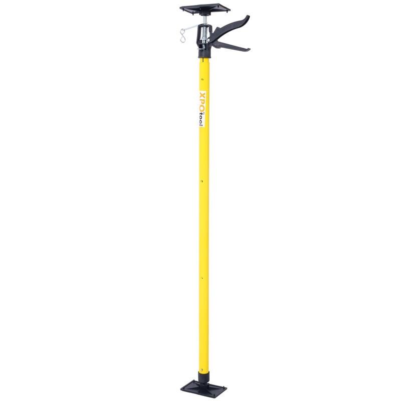 2 Pack Steel Adjustable Support Poles (45 to114") ,3rd Hand Support System for Jacks, Cargo Bars and Cabinets with Carry Bag - Yellow