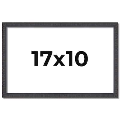 17x10 Frame Brown Solid Wood Picture Frame - Complete Modern Photo