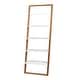 preview thumbnail 12 of 28, Ranell Leaning Ladder Shelves by iNSPIRE Q Modern (1) Leaning Bookcase - Natural and White Finish