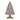 8.25" Glittered Gingrebread Tree Christmas Decoration