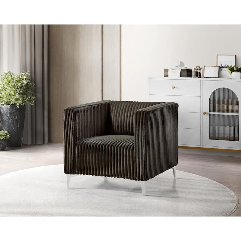 Clayfell Gavin Velvet Square Arm Living Room Set