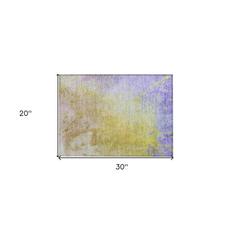 Allolu Contemporary Abstract Weather Resistant Timeless Fusion Runner Outdoor Rug