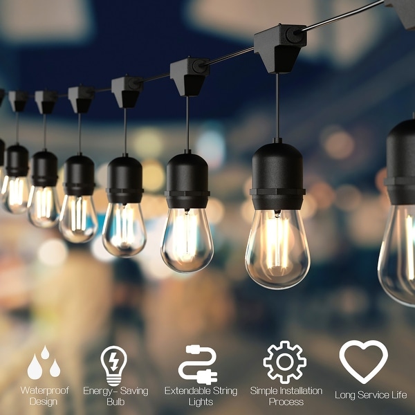 Led string lights outdoor clearance commercial