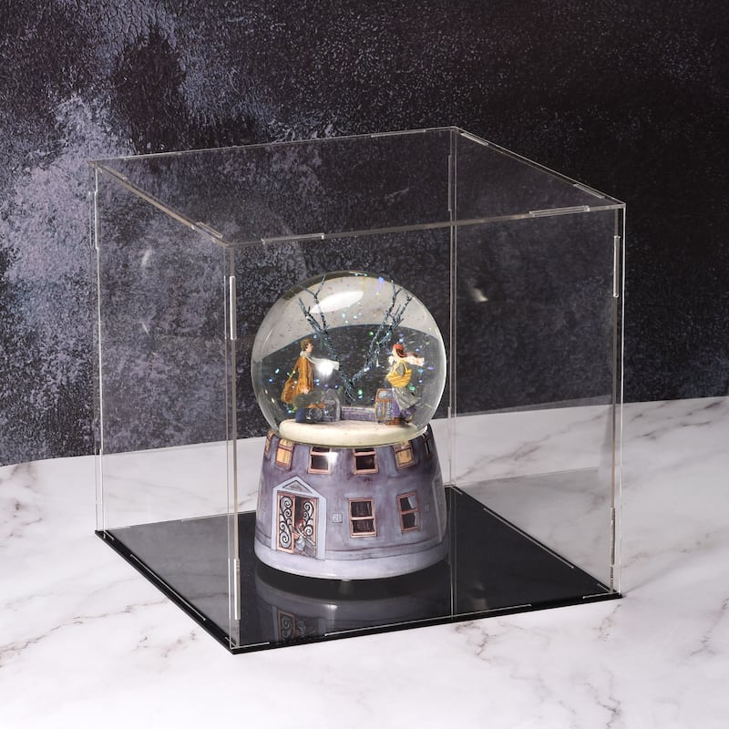 Acrylic Display Case Box Dustproof Showcase Cube Collectibles Show Box