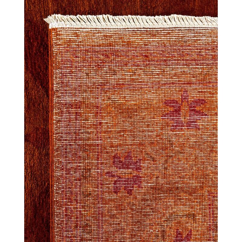 Vibrance, One-of-a-Kind Hand-Knotted Area Rug - Gold, 6' 2" x 9' 1" - 6' 2" x 9' 1"