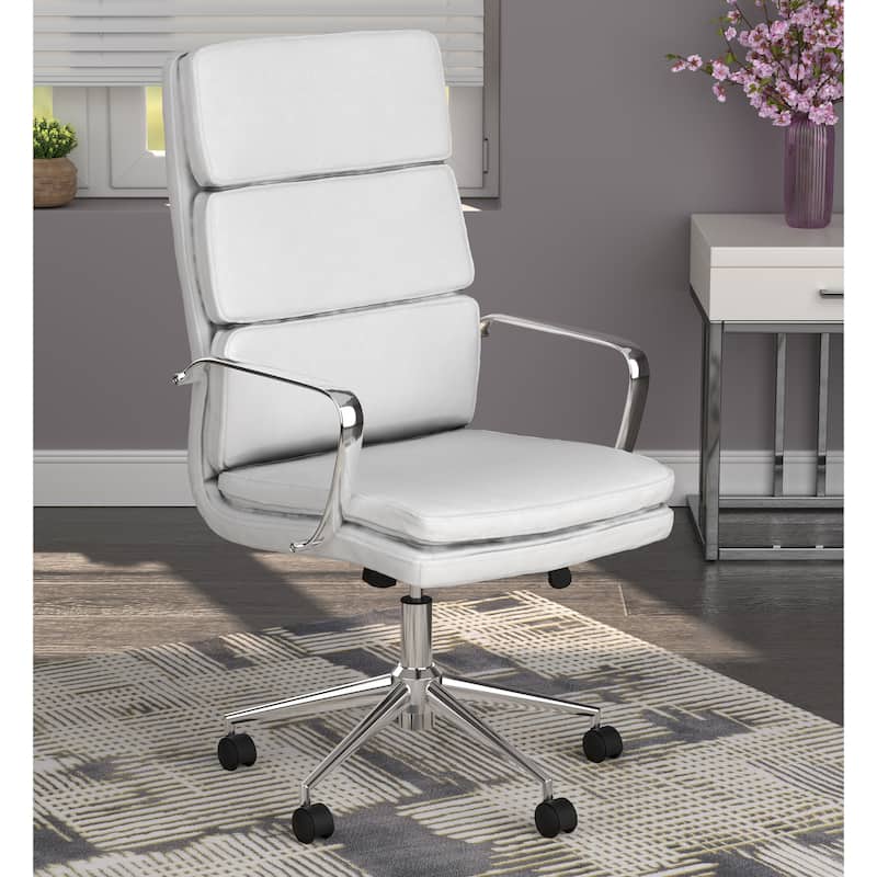 Ximena Upholstered Adjustable High Back Office Chair