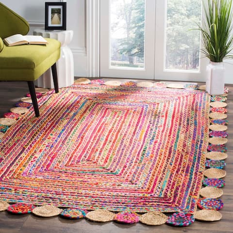 SAFAVIEH Handmade Cape Cod Lynda Coastal Jute Rug