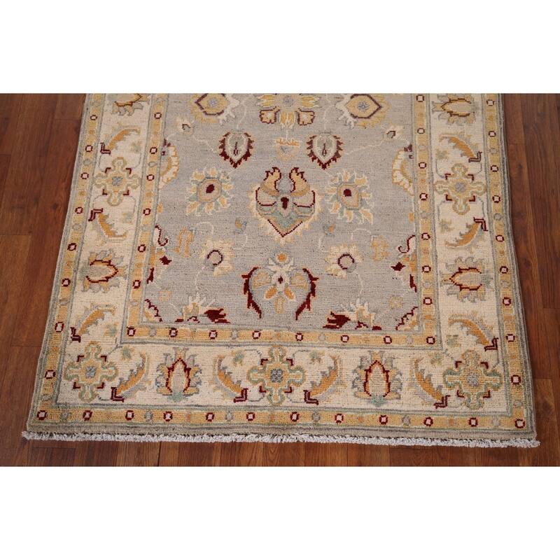 Oushak Oriental Accent Rug Handmade Wool Carpet - 3'4" x 5'1"