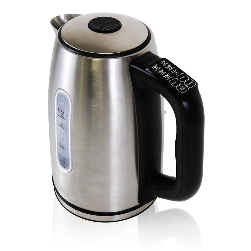 Kenmore 1.7L Cordless Electric Tea Kettle with 6 Temperature Pre-Sets