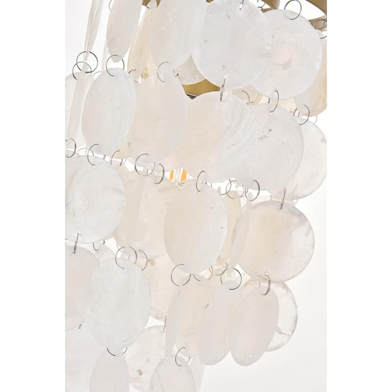 Selene 1 light Brass Pendant