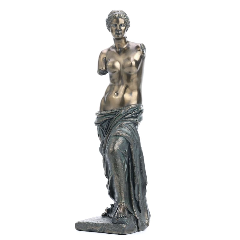 11.02" H VENUS DE MILO Cold Cast Bronze - 3.54"x3.54"x11.02"