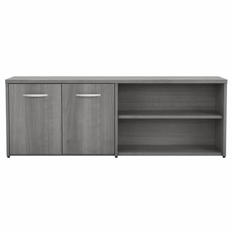 Studio C Low Storage Cabinet with Doors by Bush Business Furniture