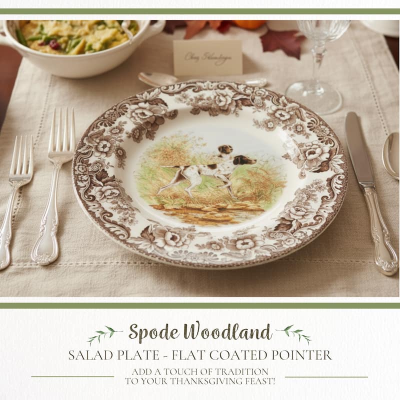 Spode Woodland Salad Plate - Assorted Animals