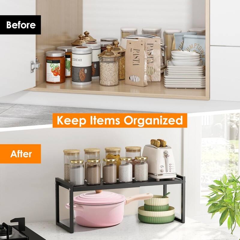 Expandable kitchen Countertop Organizer