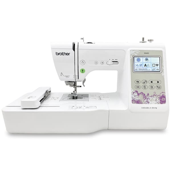 Brother SE600 Computerized Sewing and Embroidery Machine Review   Embroidery machine reviews, Embroidering machine, Machine embroidery