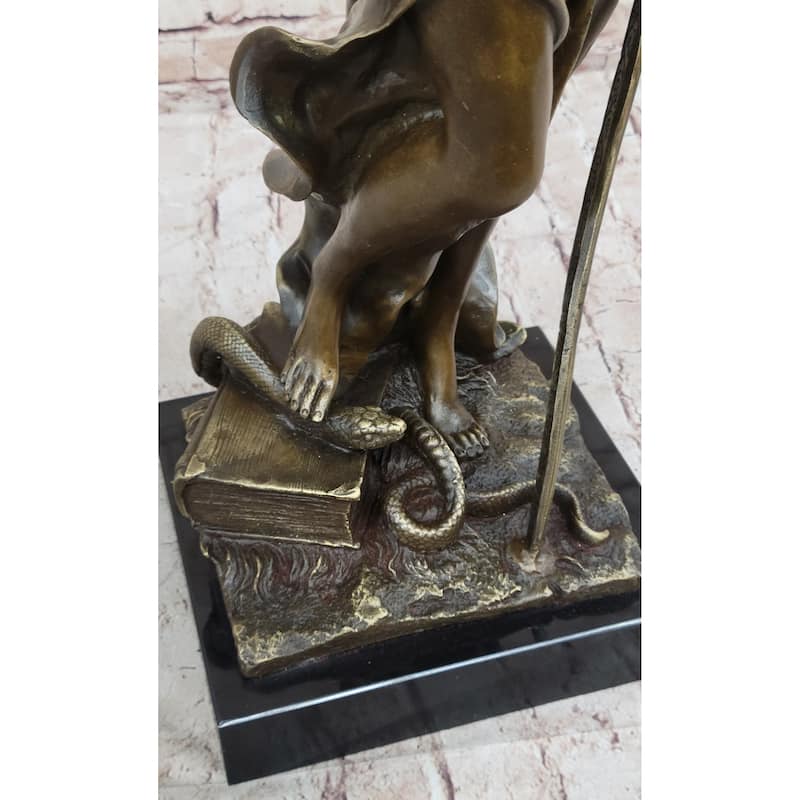 Themis Blind Lady Of Justice Bronze Sculpture Statue Lawyer Attorney Decor