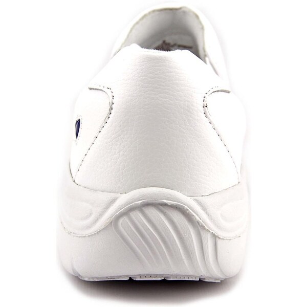white leather medical shoes