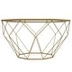 preview thumbnail 35 of 44, Malibu 29" Modern Octagon Center Coffee Table with Tempered Glass Table top & Sturdy Metal Geometric Base for Living Room Office