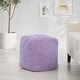 preview thumbnail 23 of 27, Moloney Modern Microfiber Chenille Square Pouf by Christopher Knight Home