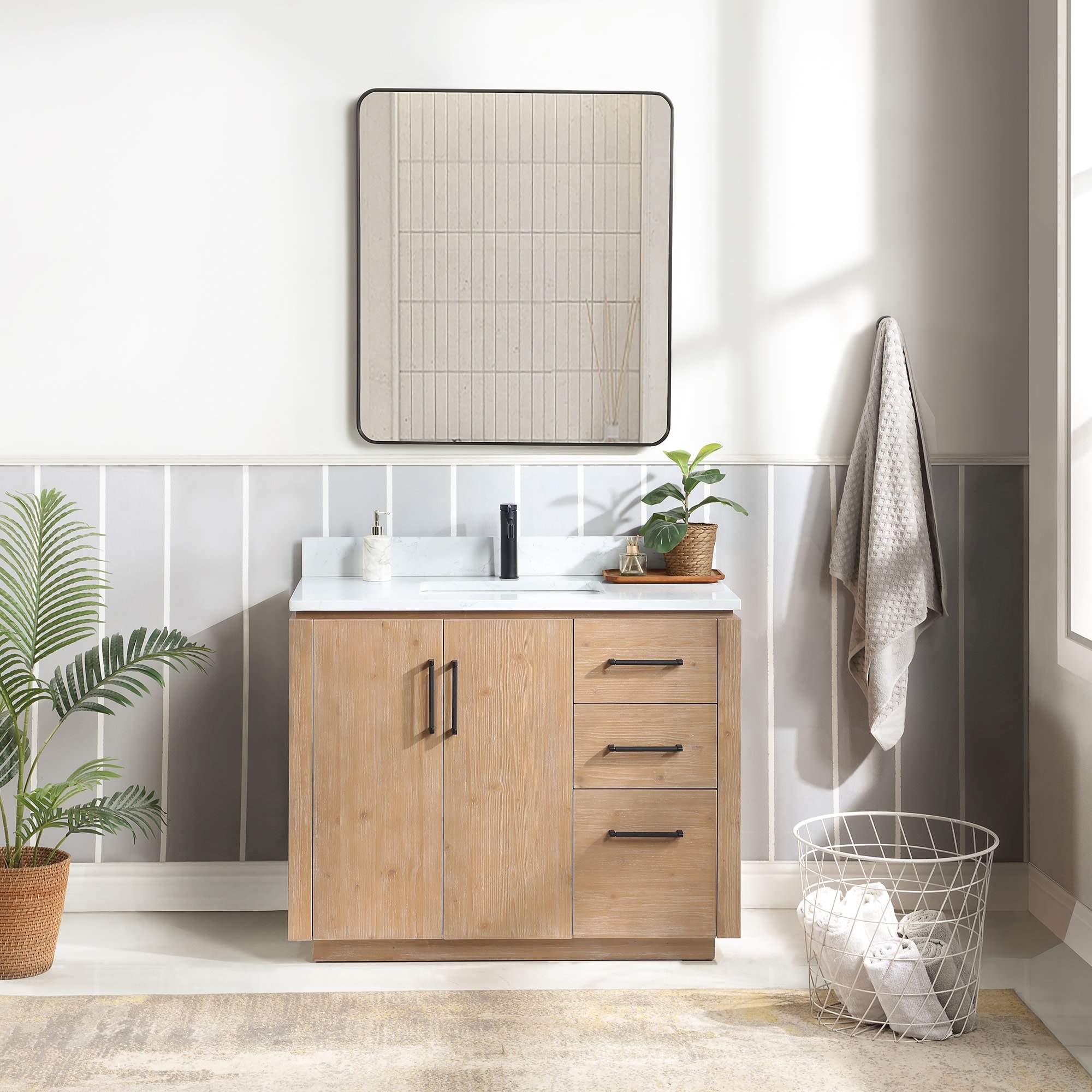 Miseno MV-NM-705742 San 42" Free Standing Single Basin Vanity Set with