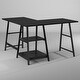 preview thumbnail 27 of 29, Carbon Loft Industrial L-shaped Corner Computer Desk with Shelf