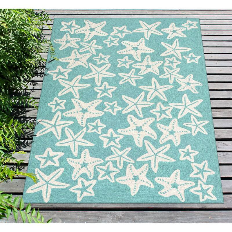 Liora Manne Capri Starfish Indoor/Outdoor Rug