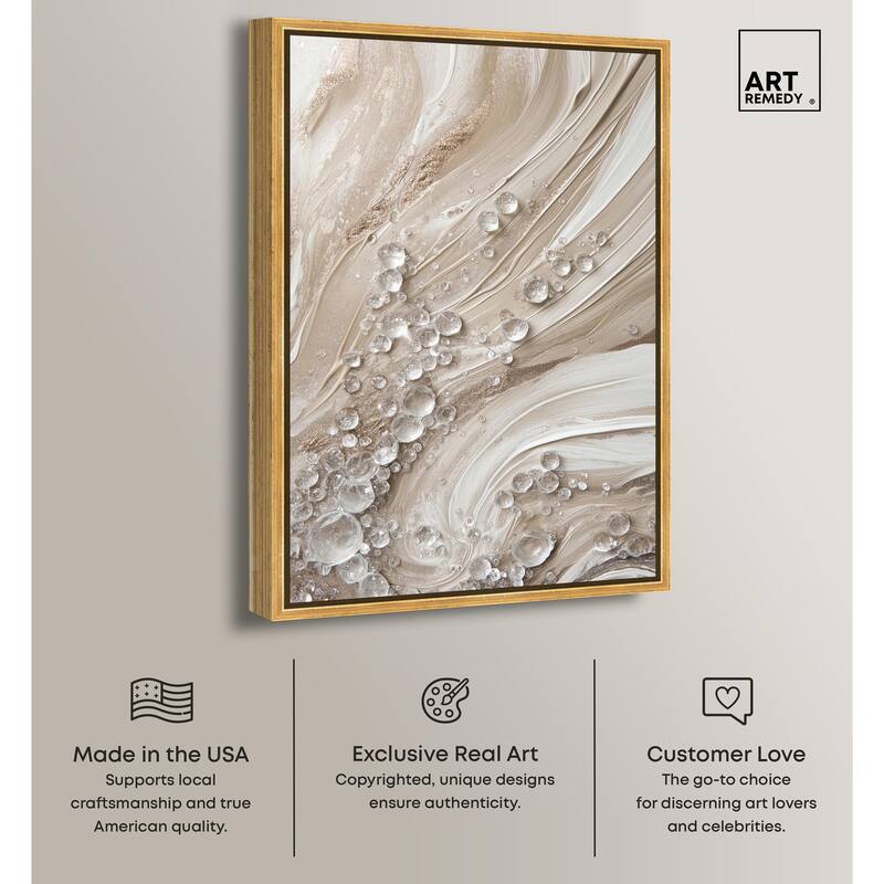 Viscous Veils III Canvas by Art Remedy