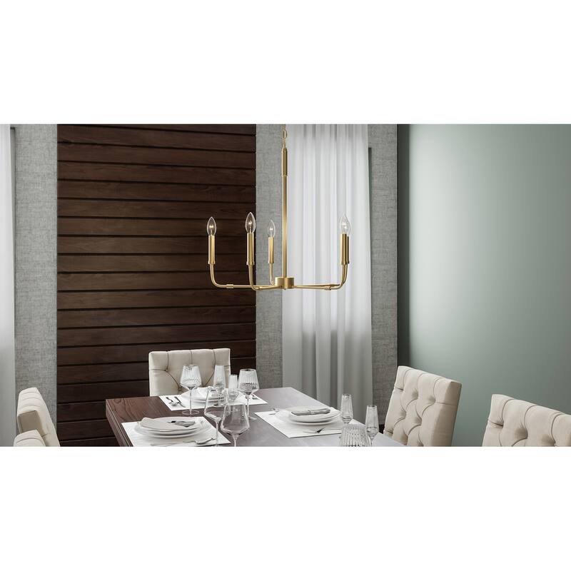 Quoizel Abner Steel 5-light Chandelier