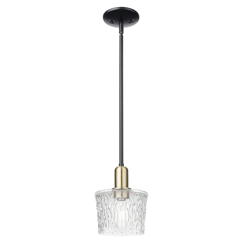 Innovations Lighting Endless Possibilities Arcadia - Niagara - 1 Light 7" Stem Hung Mini Pendant - Black Antique Brass