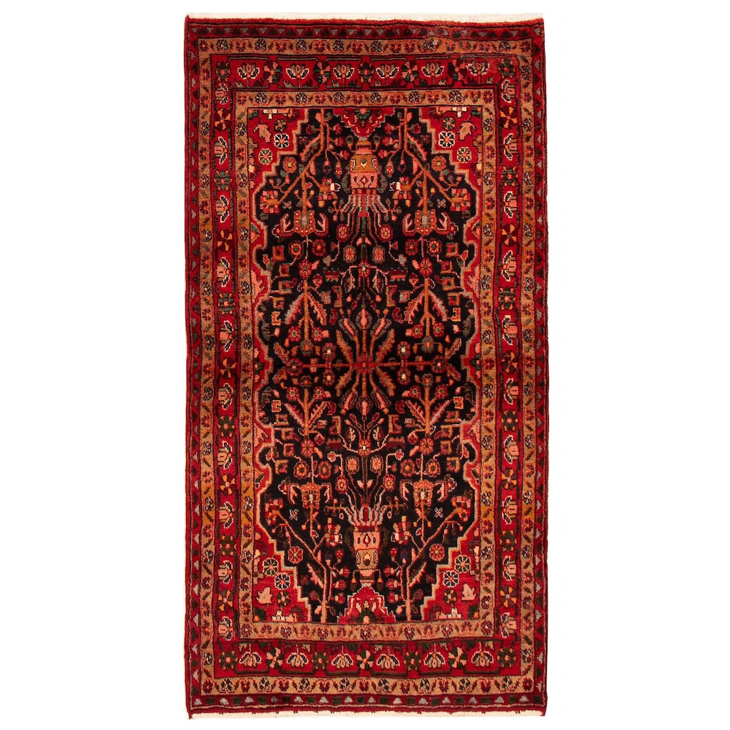 Anatolian Vintage Red Rug 5'3" x 7'9" - 3'10 x 7'5