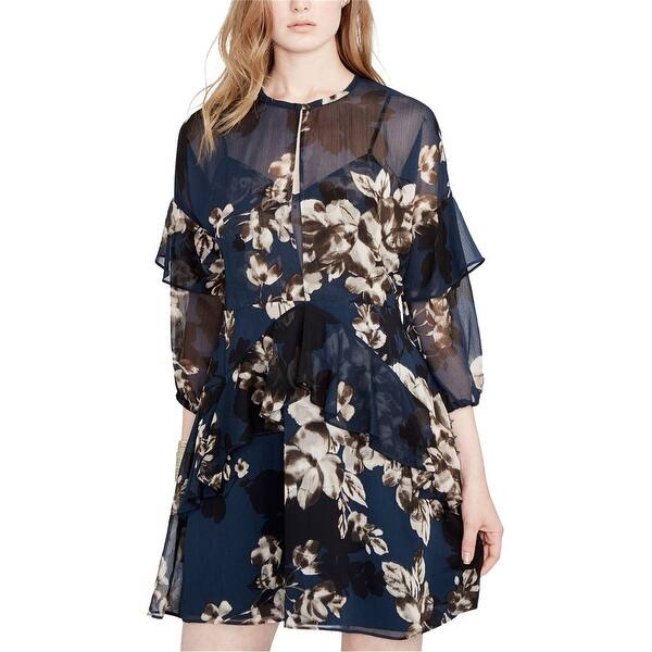 Rachel Roy Womens Ruffled A-Line Dress - Bed Bath & Beyond - 41852918
