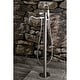 preview thumbnail 8 of 13, Kingston Brass Paris Freestanding Tub Faucet with Hand Shower