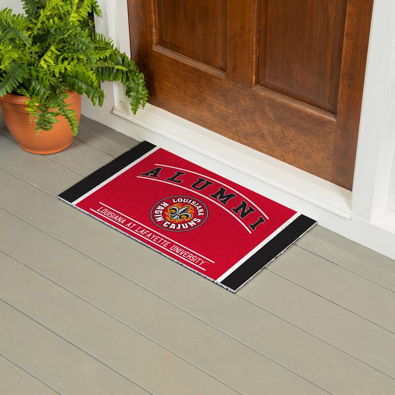 28 in. x 16 in. University of Louisiana at Lafayette Alumni Full Color PVC Door Mat