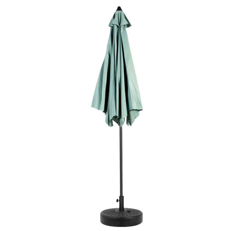104" Patio Umbrella with Push Button Tilt,6 Ribs and Crank (No Base)
