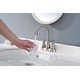 preview thumbnail 21 of 27, 4 Inch Centerset Bathroom Sink Faucet Dual Handle Bathroom Faucet with 360°Swivel Spout Vanity Tap with Pop Up Drain