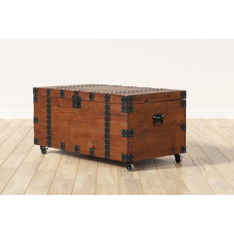 Brenton Natural Reclaimed Wood 41" Trunk Table