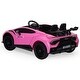 preview thumbnail 2 of 7, Licensed Lamborghini 24V Kids Electric Car with Remote Control, Pink