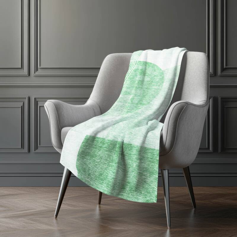 Premium Machine Washable Floral Sherpa Throw Blanket