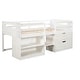 preview thumbnail 5 of 7, Twin Low Loft Bed with Shelves & Drawers