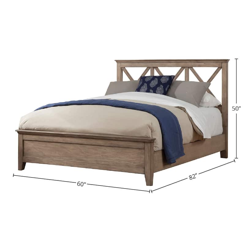 Alpine Furniture Potter Panel Bed