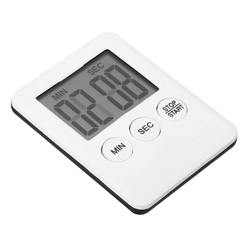 Digital Timer,1Pcs Small Count Down/UP Clock with Magnetic,Kitchen Timer White