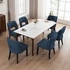preview thumbnail 32 of 62, Set of 2/4/6 Modern Fabric Upholstered Dining Room Chair Kitchen Chairs with Wood legs