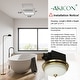 preview thumbnail 14 of 19, Exhaust Fan, Ultra Quiet 110 CFM 1.5 Sones Ventilation Exhaust Bathroom Fan with Light and Nightlight, 3 Years Warranty