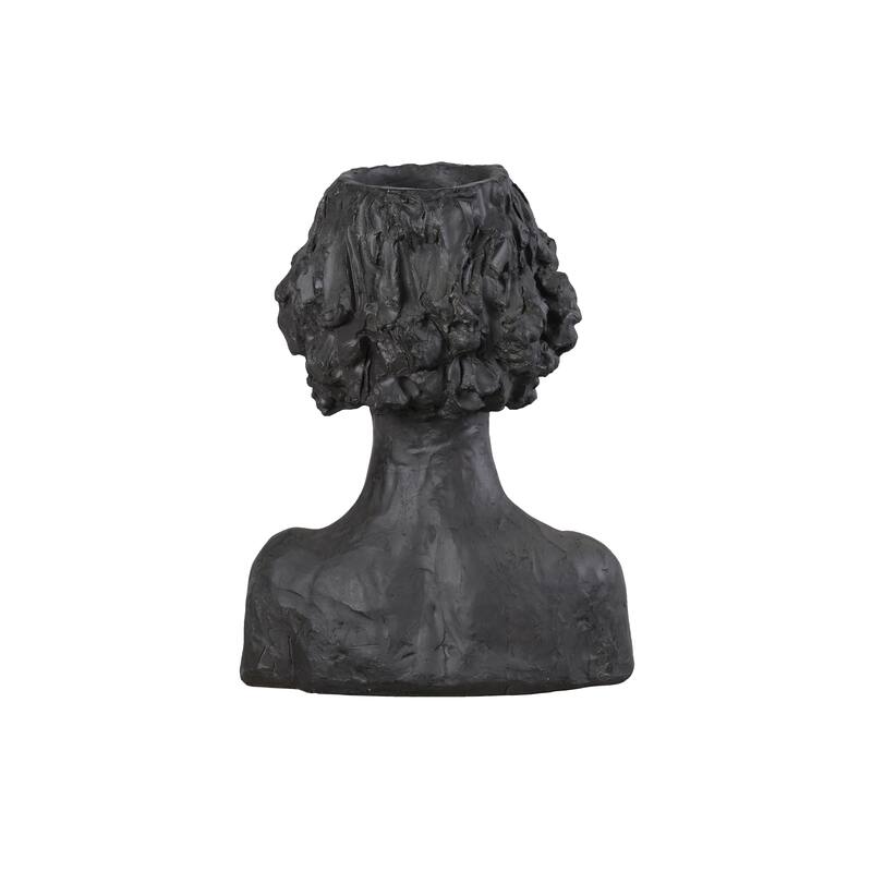 Graceful Muse Classic Lady Head Plant Stand Statue