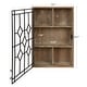 preview thumbnail 11 of 11, Kate and Laurel Megara Farmhouse Chic Wall-mounted 5-shelf Cabinet