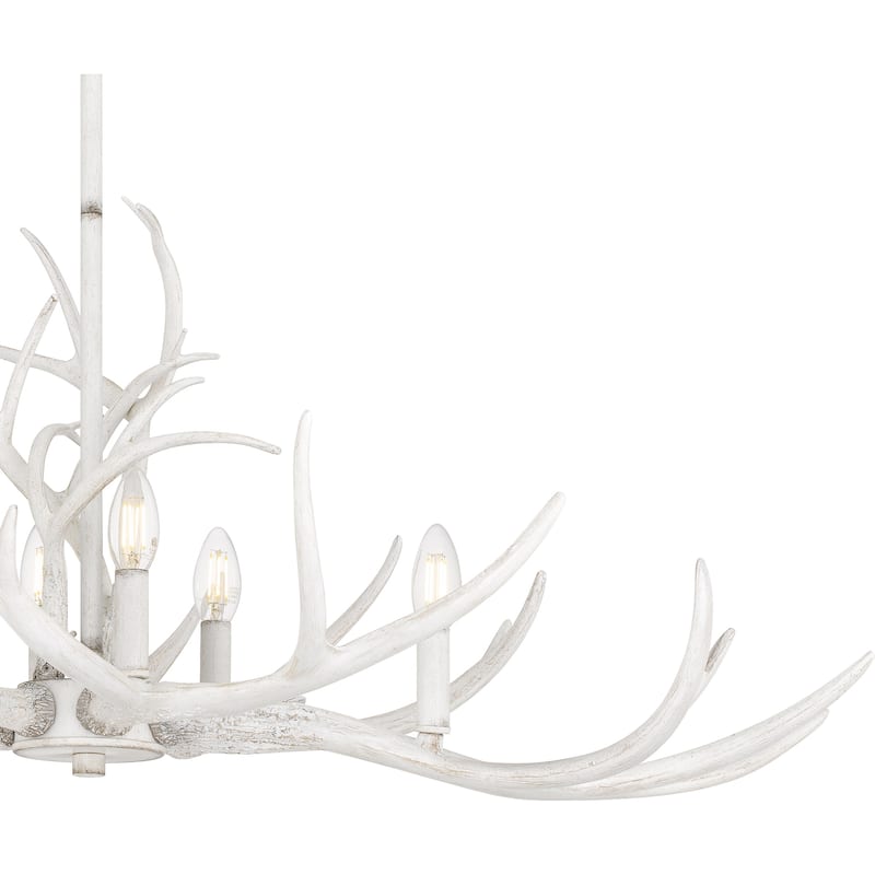 Brosh 6-Light Antique White Island Light