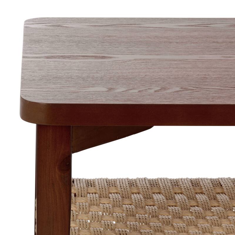 SAFAVIEH Home Dino 1-Shelf Coffee Table - 38"W x 22"D x 19"H