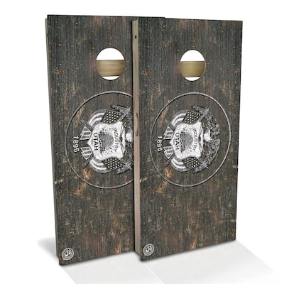 Utah Flag Rustic Outdoor Cornhole Board Set